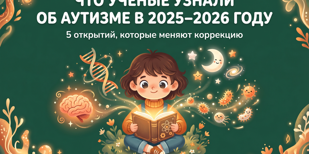 Что учёные узнали об аутизме в 2025–2026 году: 5 открытий, которые меняют подход к коррекции