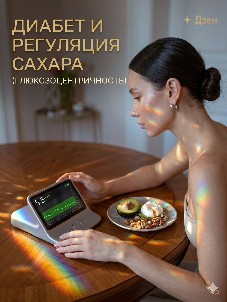 Диабет и регуляция сахара (Глюкозоцентричность)