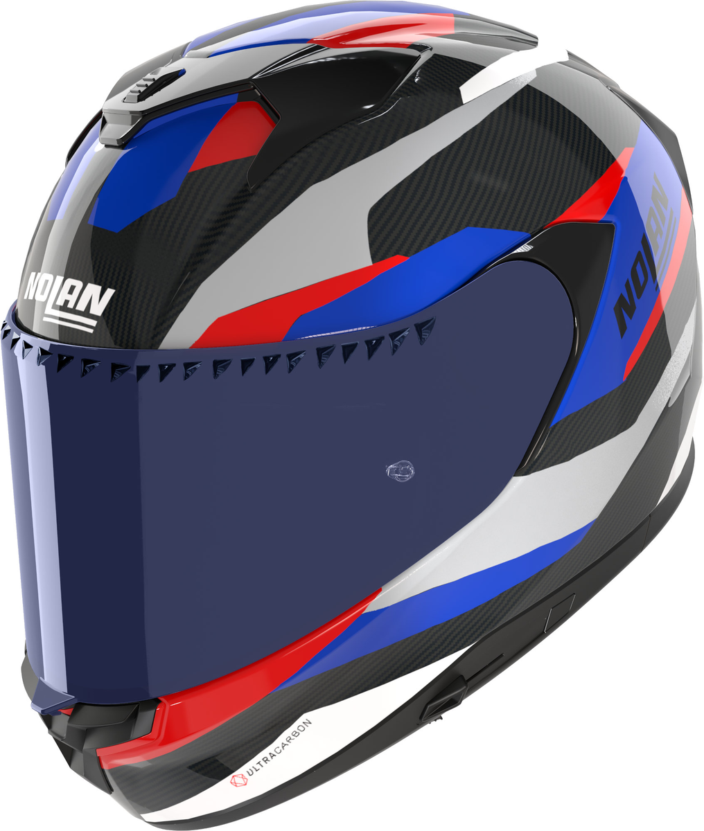 Nolan X-904 Ultra Carbon Calibro 347 (антрацит/синий/красный) 
