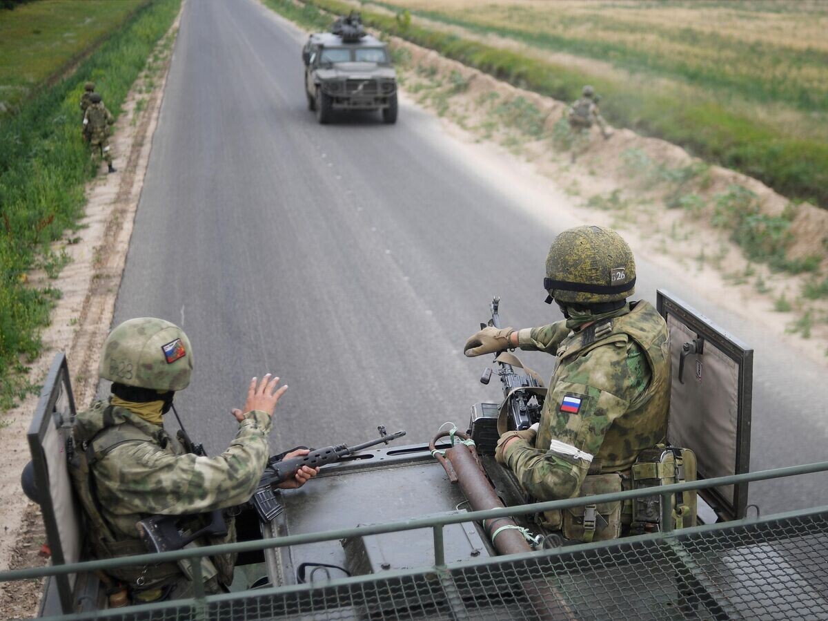    Военнослужащие ВС РФ в южном секторе специальной военной операции на Украине | © РИА Новости / Алексей Майшев
