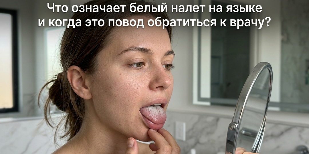 Что означает белый налёт на языке и когда это повод идти к врачу