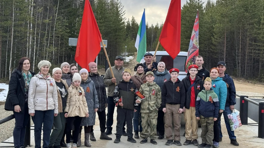 Колонна автомобилей прошла в Коми в рамках патриотической акции ко Дню Победы