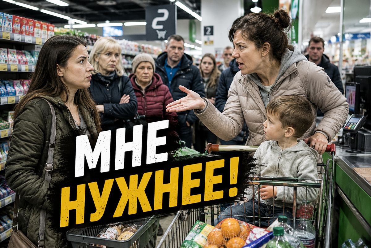 Конфликт в магазине 