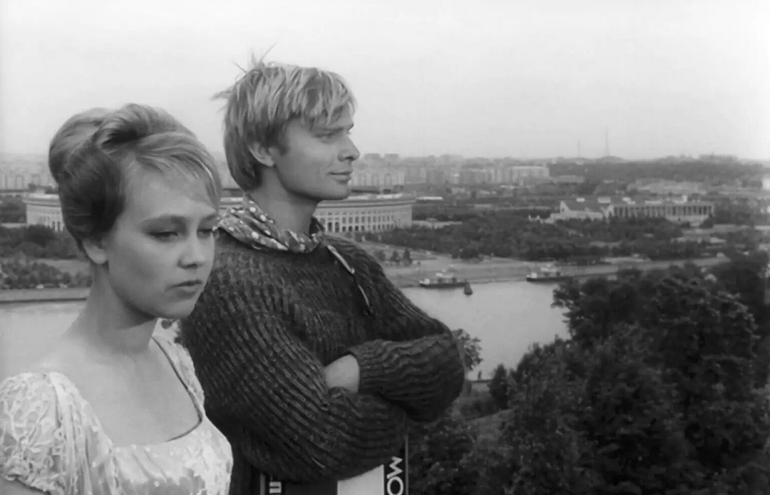 С Галиной Федотовой на съемках фильма «Я не хочу сниматься». 1967 год