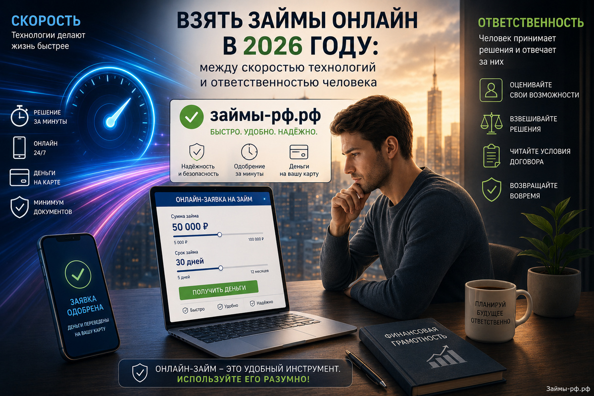 Займы онлайн в 2026 году — быстрое решение финансовых вопросов | займы-рф.рф