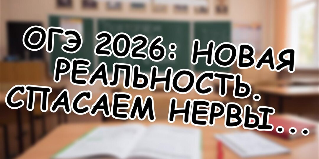 ОГЭ 2026: новая реальность. Спасаем нервы ребёнка и свой кошелёк