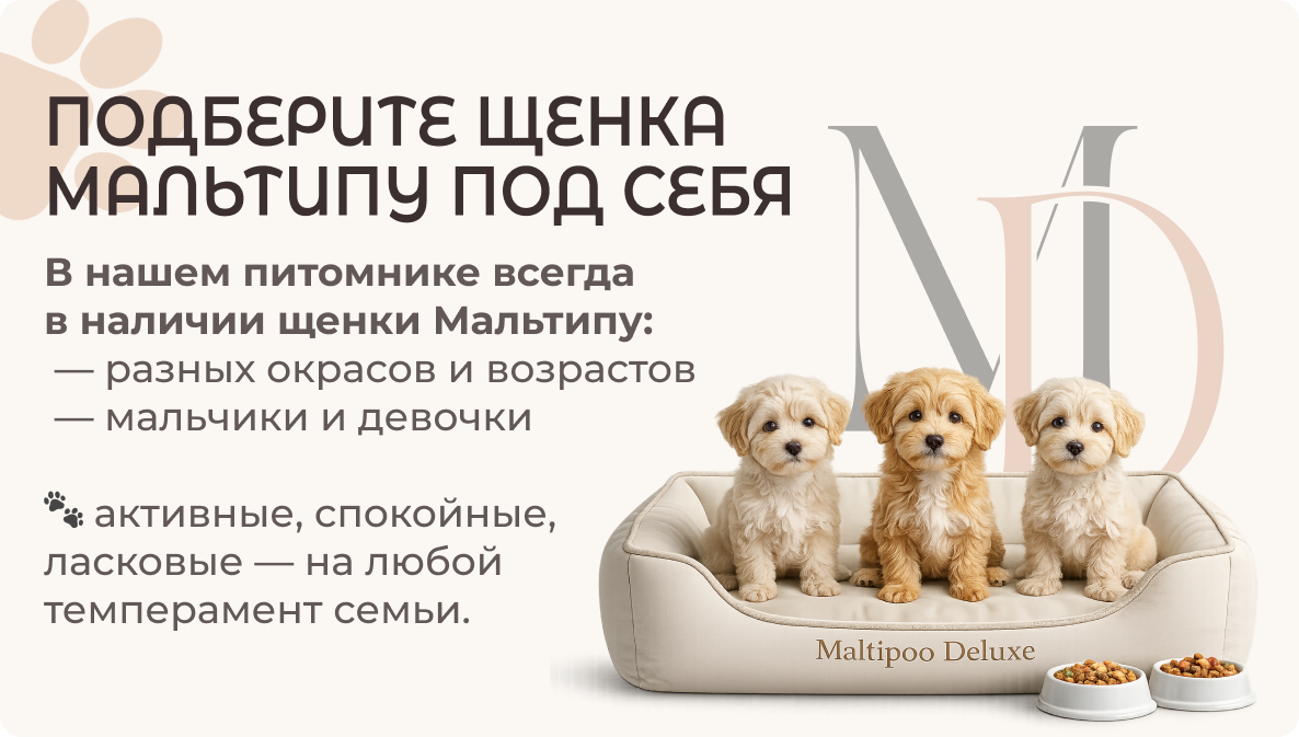Переходите на сайт maltipoodeluxe.ru и выберайте своего пушистика
