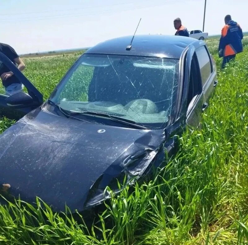    В ДТП попали два автомобиля Фото: ПАСС СК