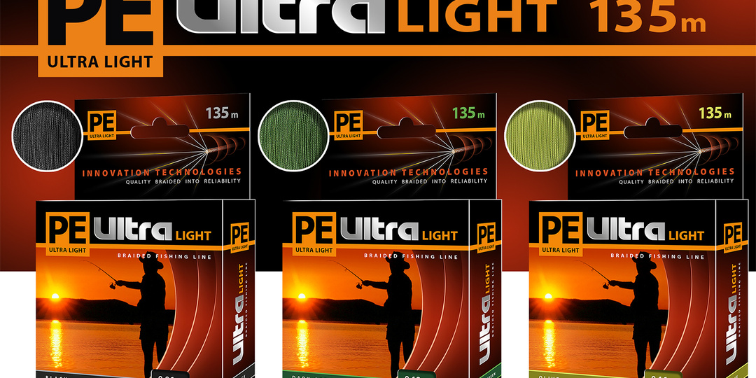 Плетёный шнур для рыбалки PE ULTRA LIGHT (135 м): лёгкость, прочность и надёжность в каждой нити!