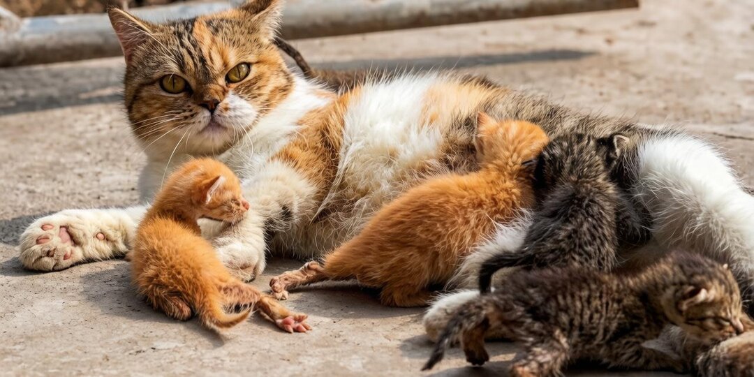 Чувствует ли кошка любовь к своим котятам, или это просто инстинкты?