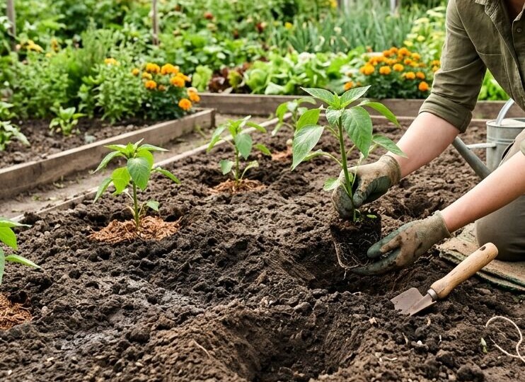 Как высадить перец в открытый грунт чтобы быстро прижился и дал шикарный урожай?