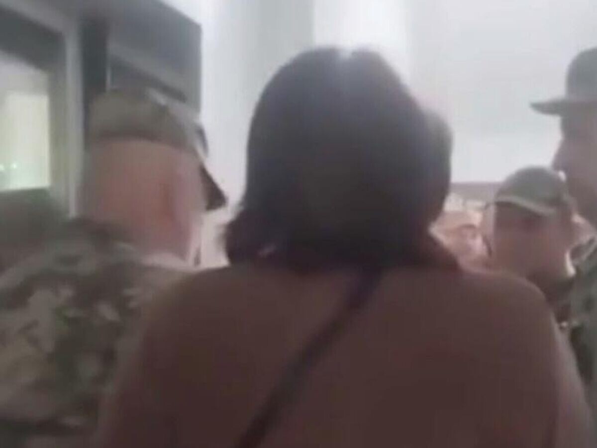    Ситуация в военкомате в Хмельницком на западе Украины | © Соцсети