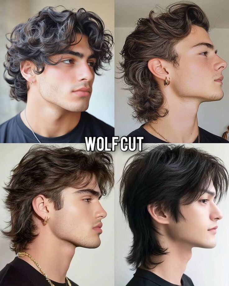 Варианты Wolf Cut