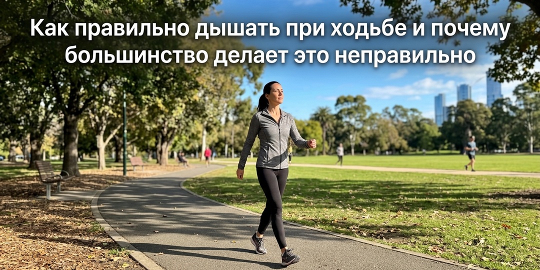 Как правильно дышать при ходьбе — и почему большинство делает это неправильно