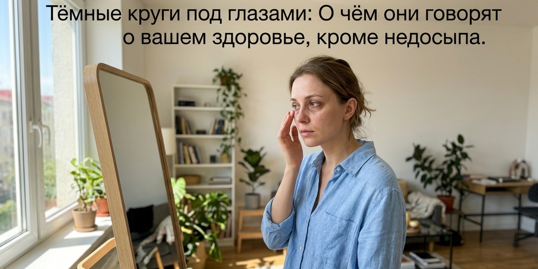 Тёмные круги под глазами: что они говорят о здоровье, кроме недосыпа