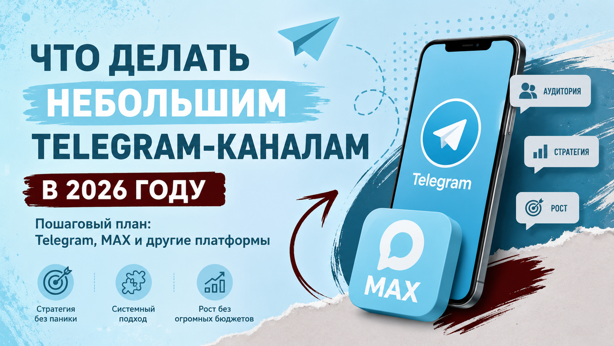 Что делать небольшим ТГ-каналам с русскоязычной аудиторией в 2026 году