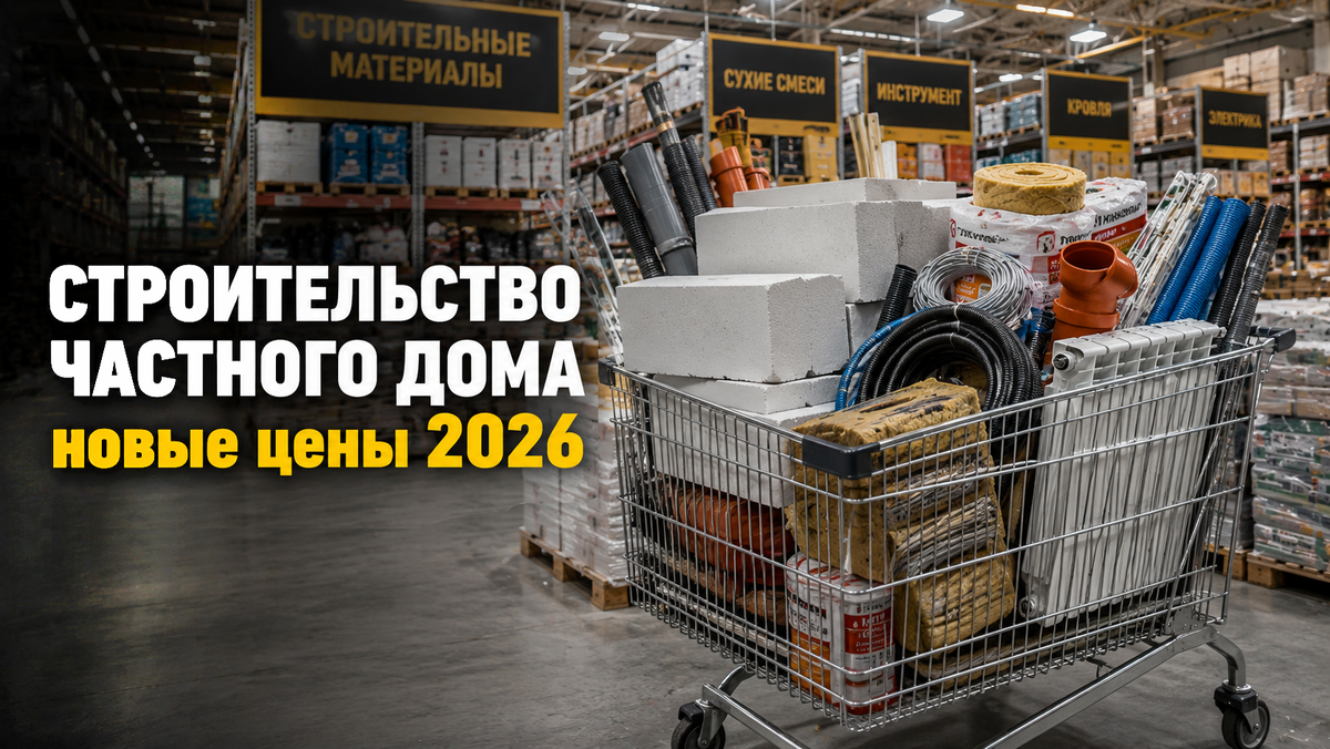 Строительство частного дома, цены