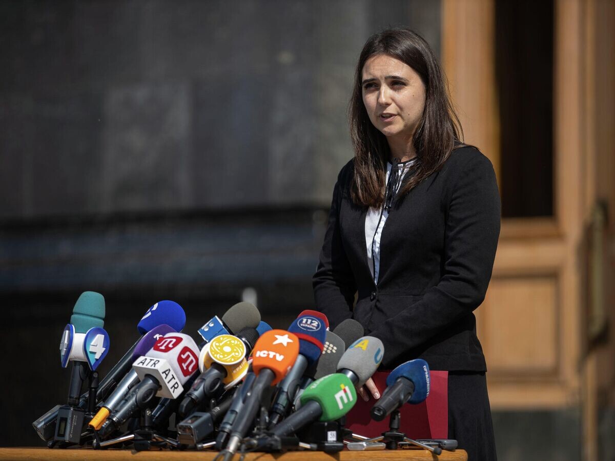    Пресс-секретарь президента Украины Юлия Мендель | CC BY-SA 4.0 / Администрация Президента Украины /