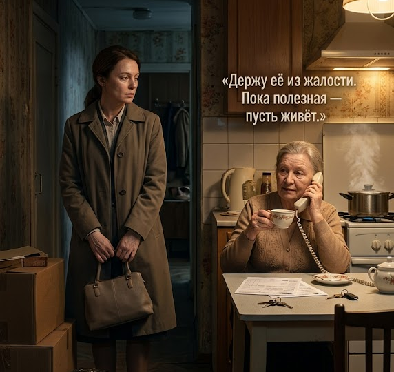 Свекровь смеялась в трубку: «Держу её из жалости». Но Марина всё услышала
