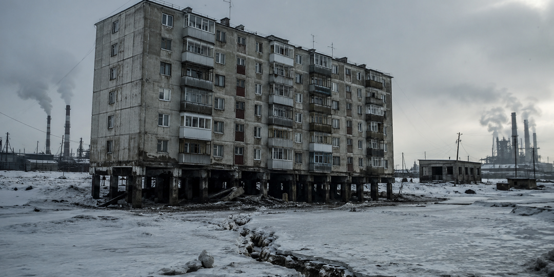 В СССР строили дома на вечной мерзлоте, но земля начала мстить: почему северные города оказались на хрупком фундаменте