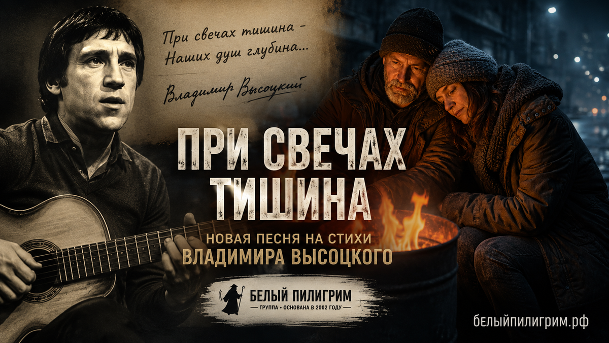 💔 «ПРИ СВЕЧАХ ТИШИНА» — НОВАЯ ПЕСНЯ НА СТИХИ ВЛАДИМИРА ВЫСОЦКОГО, КОТОРАЯ ПРОБИРАЕТ ДО СЛЁЗ