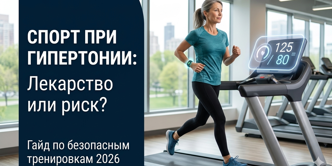 Можно ли заниматься спортом при гипертонии 1 степени: правила безопасных тренировок 2026