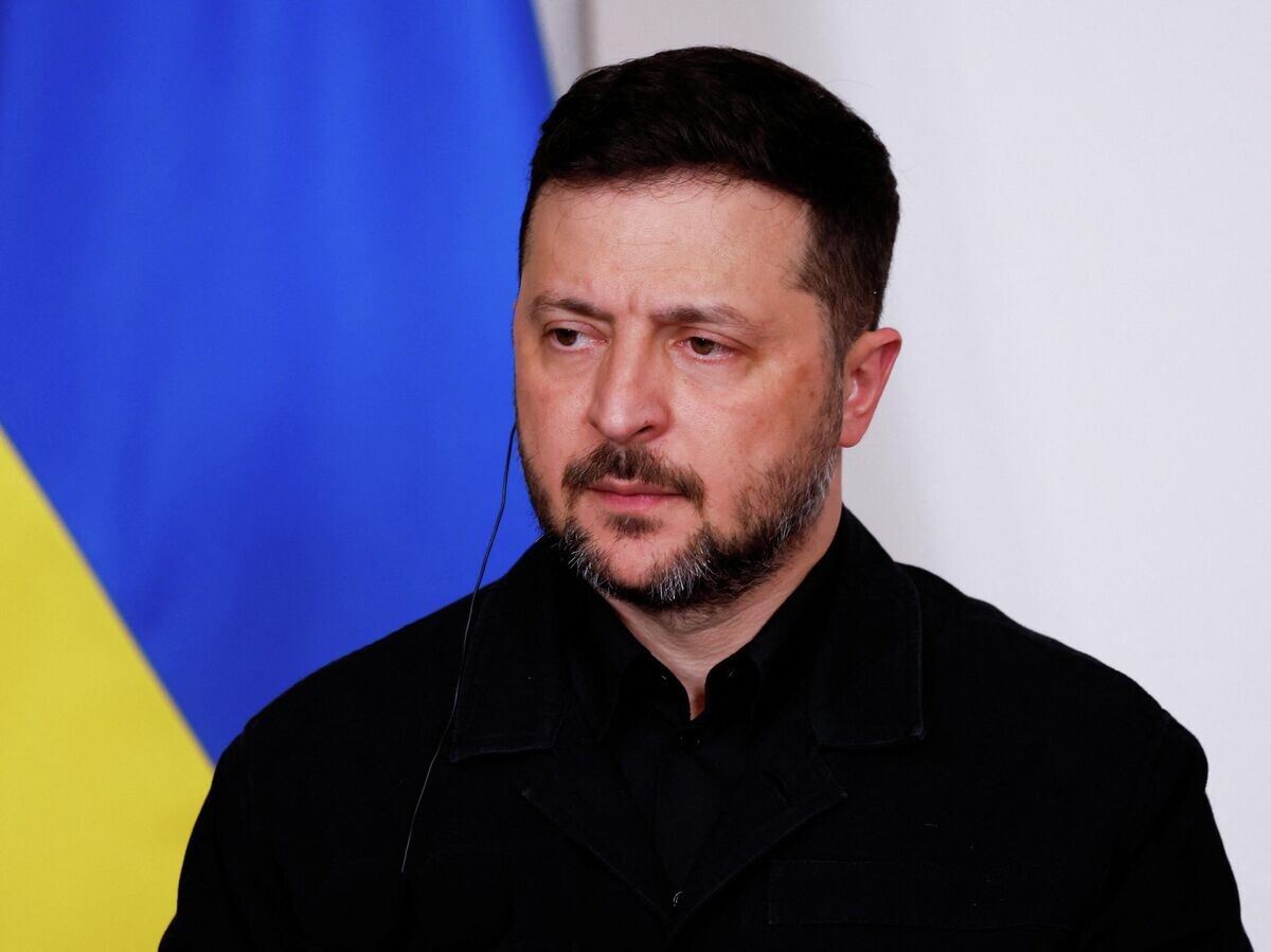    Владимир Зеленский во время визита в Рим | © REUTERS / Remo Casilli