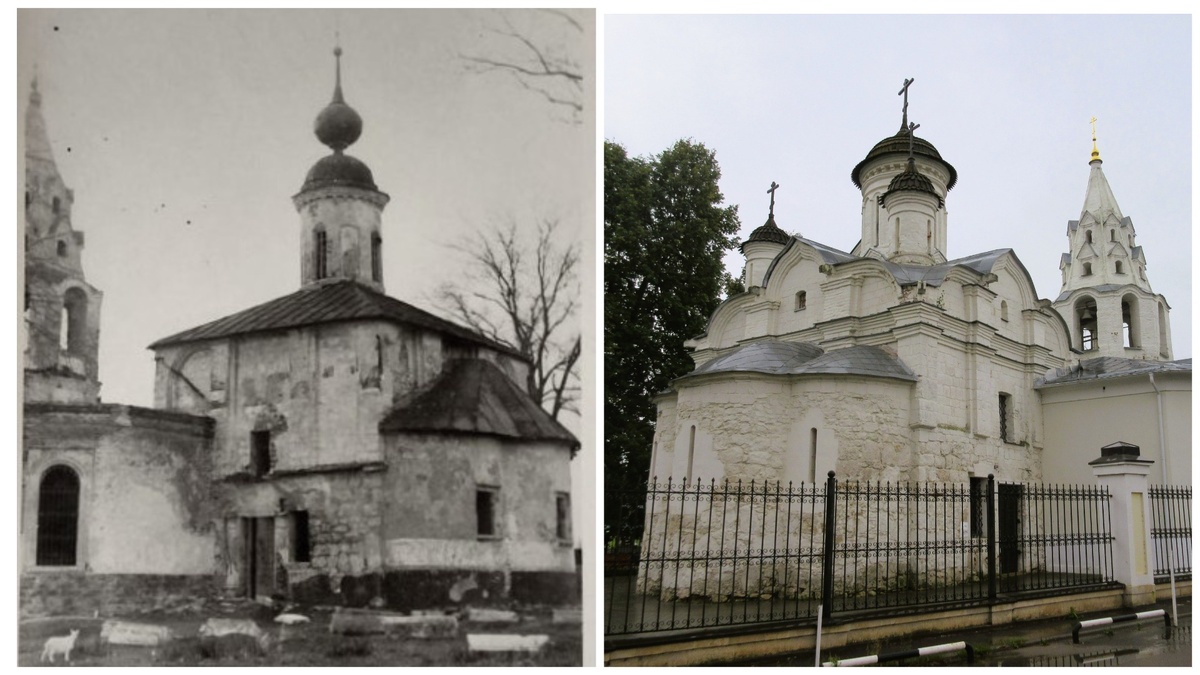 Фото слева 1954 года из собрания музея им. Щусева. (Все фото справа Антона Сакова)