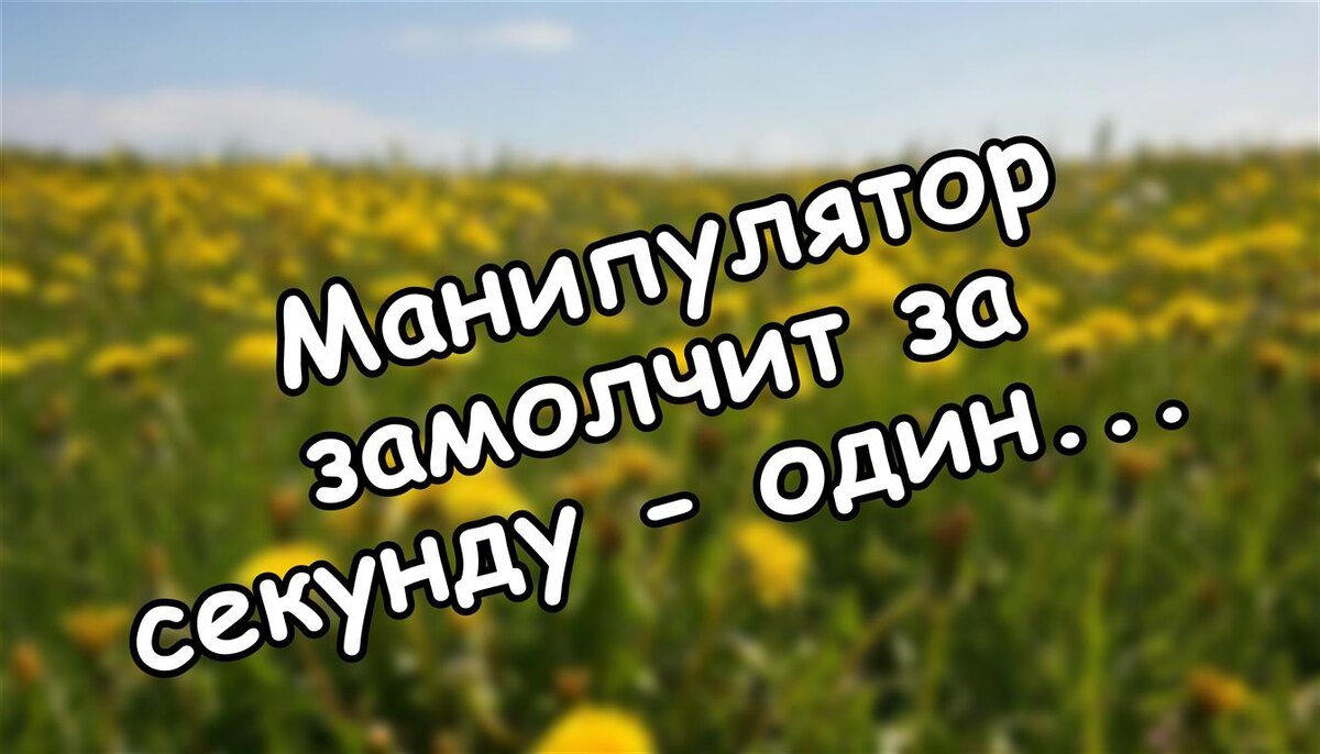 Манипулятор замолчит за секунду - один вопрос с позиции силы (Источник: Яндекс Картинки)