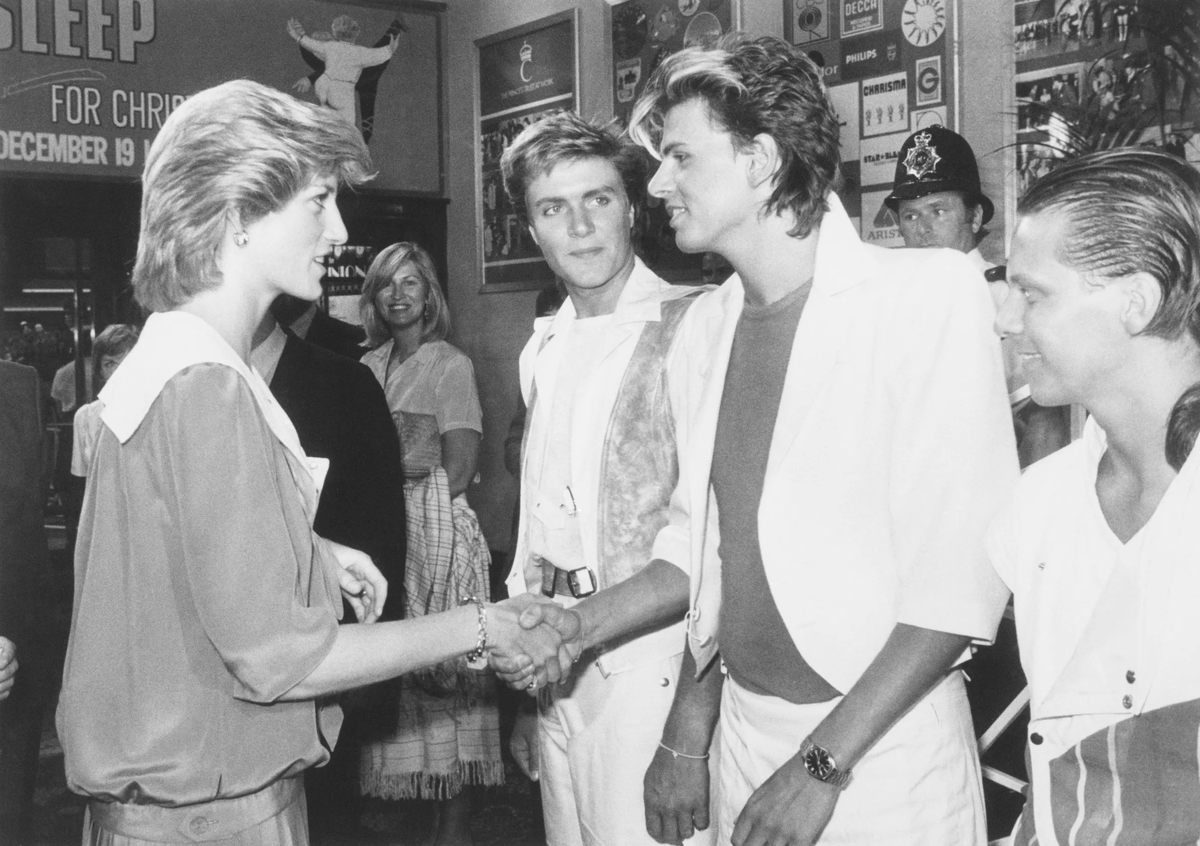Принцесса Диана и группа на концерте Prince’s Trust в июле 1983 года. Фото: Пит Скингли/Getty Images