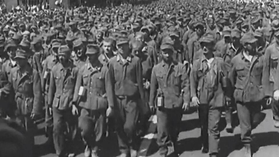 "Парад побежденных" 17 июля 1944г. Из открытых источников