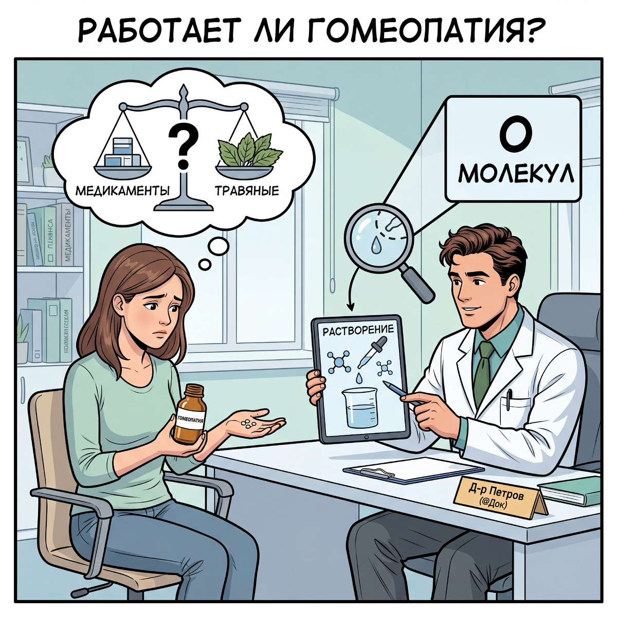 Антибиотики — «химия», гомеопатия — «натурально». Знакомый сценарий. Сегодня на приёме мама, которая не хочет «пичкать ребёнка химией» и верит, что сахарные шарики работают не хуже лекарств. Разбираемся спокойно, с цифрами и исследованиями.