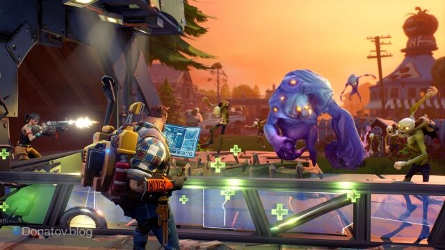    «Сражение с бурей» в Fortnite