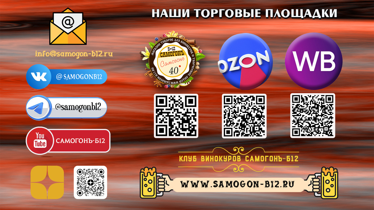 Торговые площадки и сообщества Самогонъ-Б12