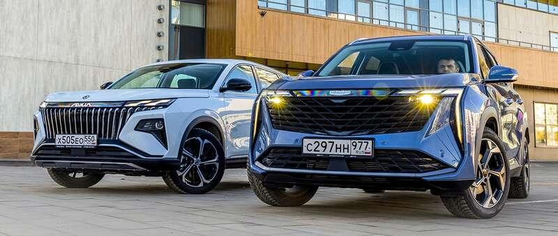 Dongfeng Huge и Geely Atlas📷

