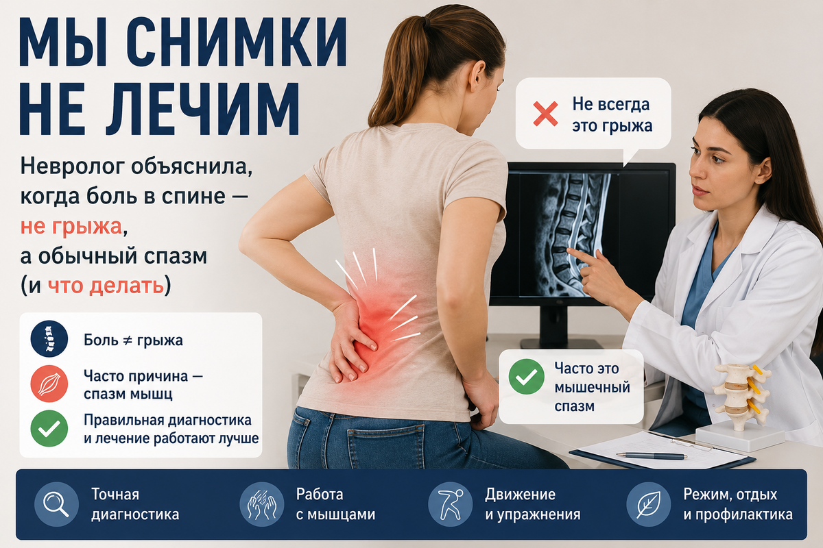 Боль в спине не всегда означает грыжу