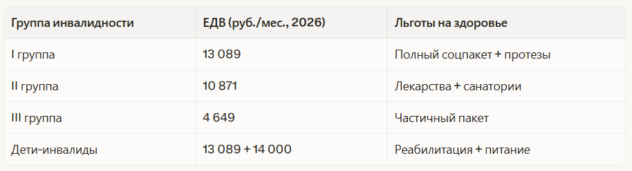 Льготы и финансовая поддержка: сколько платит государство в 2026