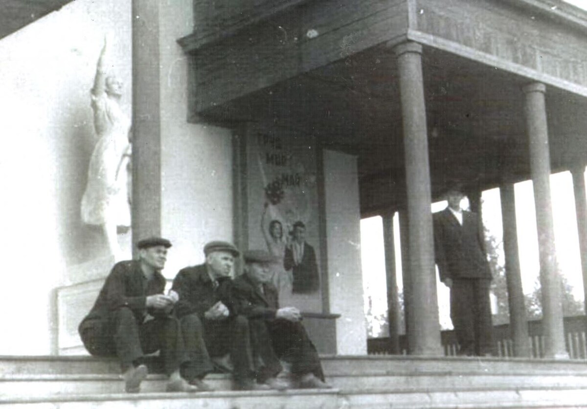 Летний кинотеатр в парке, 1960-е годы