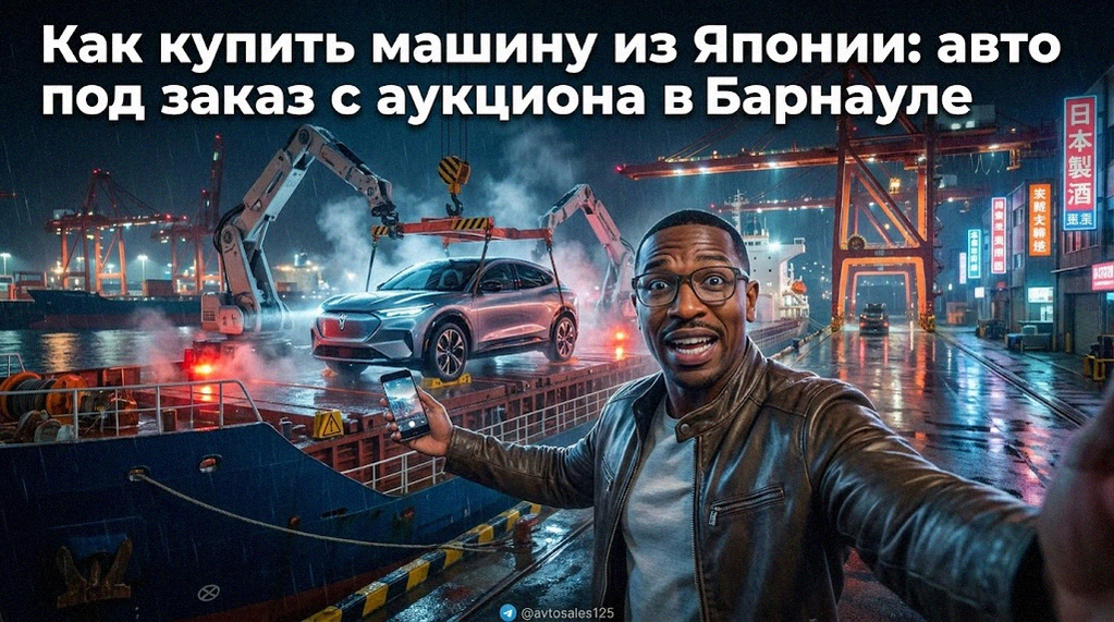    Процесс покупки и доставки авто из Японии под заказ в Барнаул. Авто Сейлс