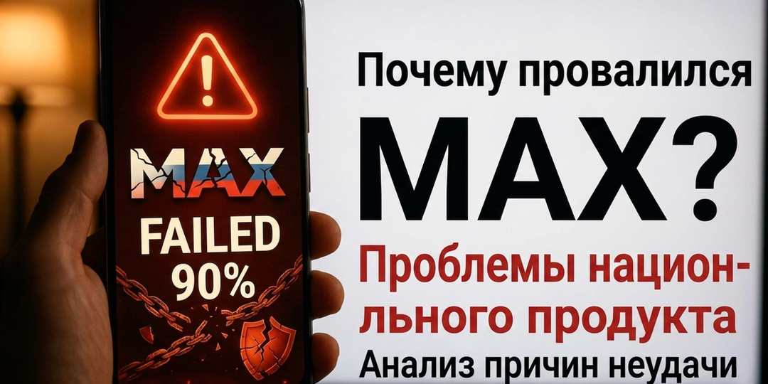 Почему мессенджер MAX провалился? Проблемы «национального» продукта