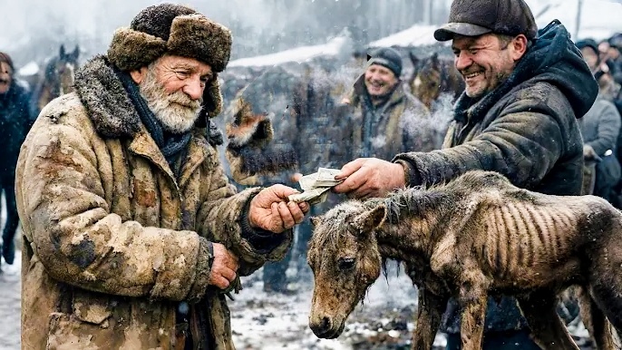 Дед Валера купил на базаре слабого жеребёнка . А что произошло дальше тронуло до глубины души