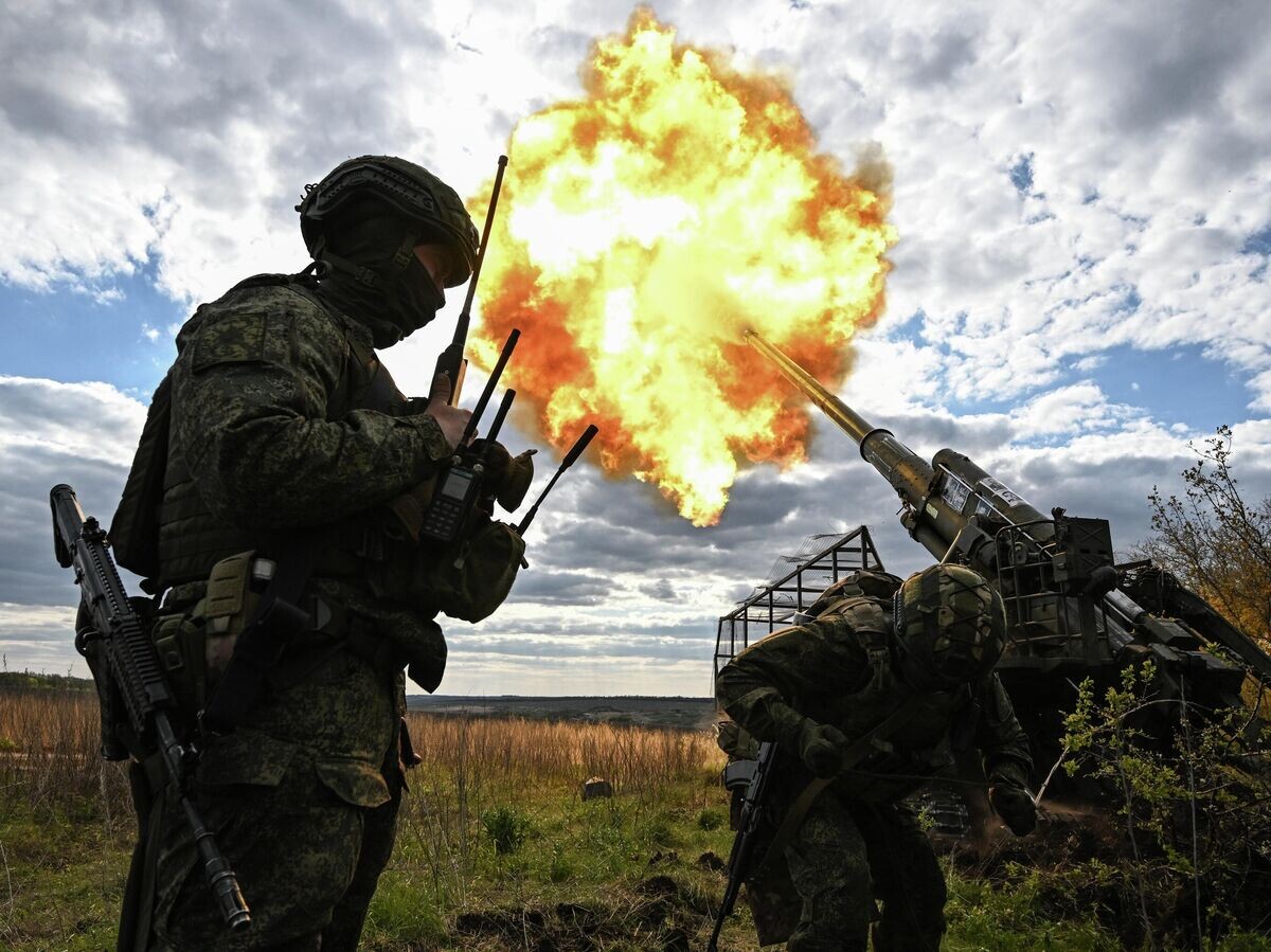    Российские военнослужащие в зоне проведения СВО | © РИА Новости / Сергей Бобылев