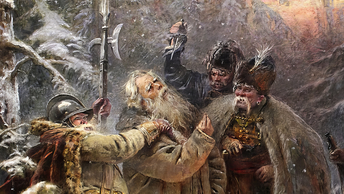 "Иван Сусанин", художник К. Маковский, 1914 г.