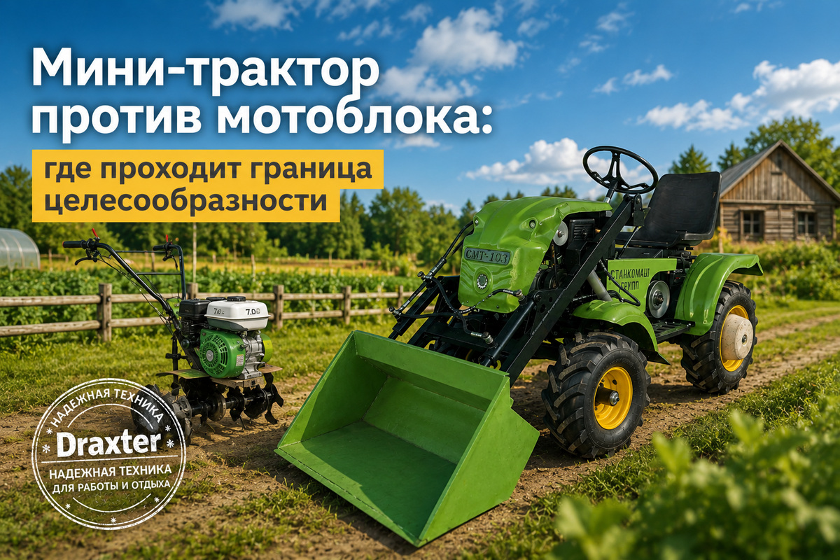 Мини-трактор Draxter, Станкопромгрупп