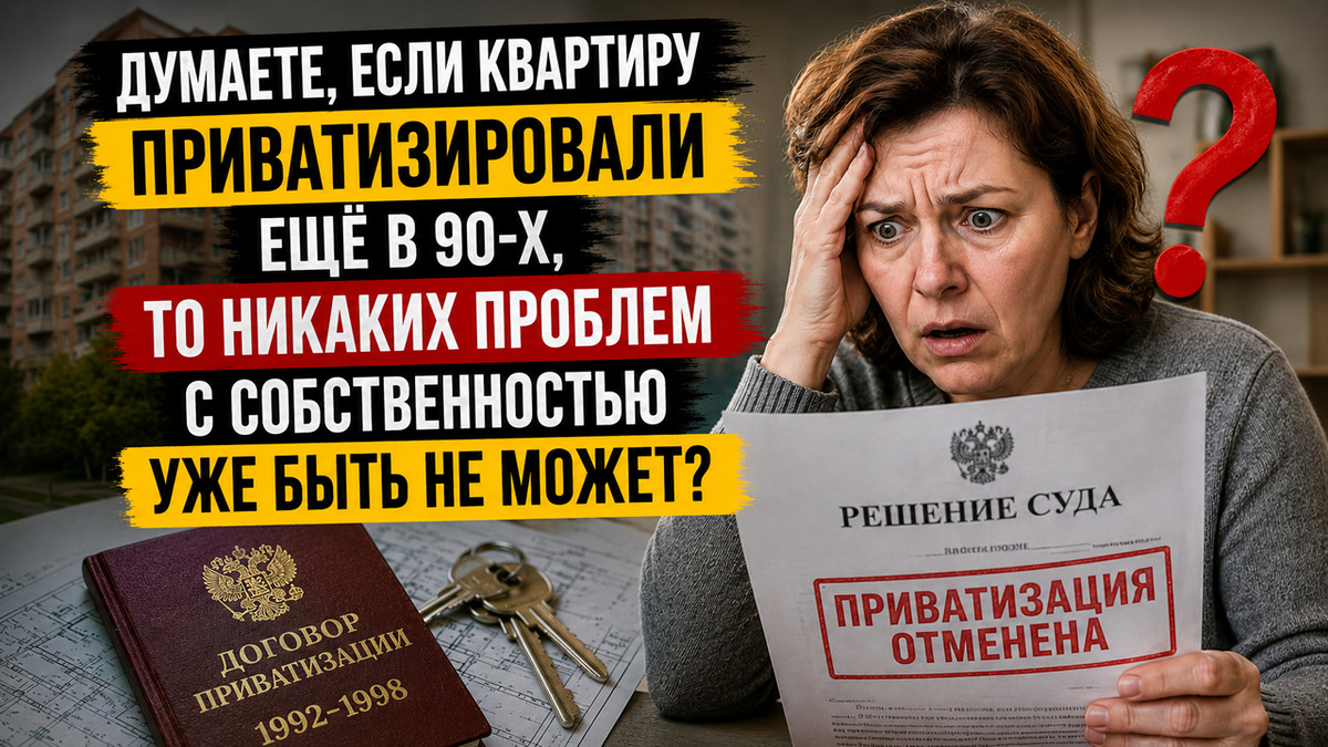 Приватизировали квартиру — и думаете, что теперь она полностью ваша? Не всё так просто