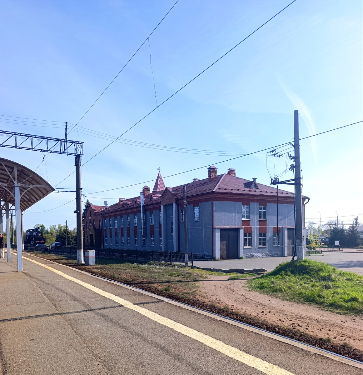 Все фото автора. Станция Петрокрепость. 
