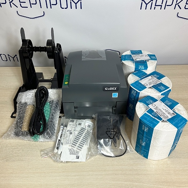 Комплект Маркерпром: принтер для монтажа с множеством подключений к компьютеру {mprg530uesv2}