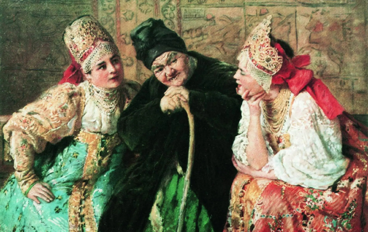 "Сваха", худ. К. Маковский