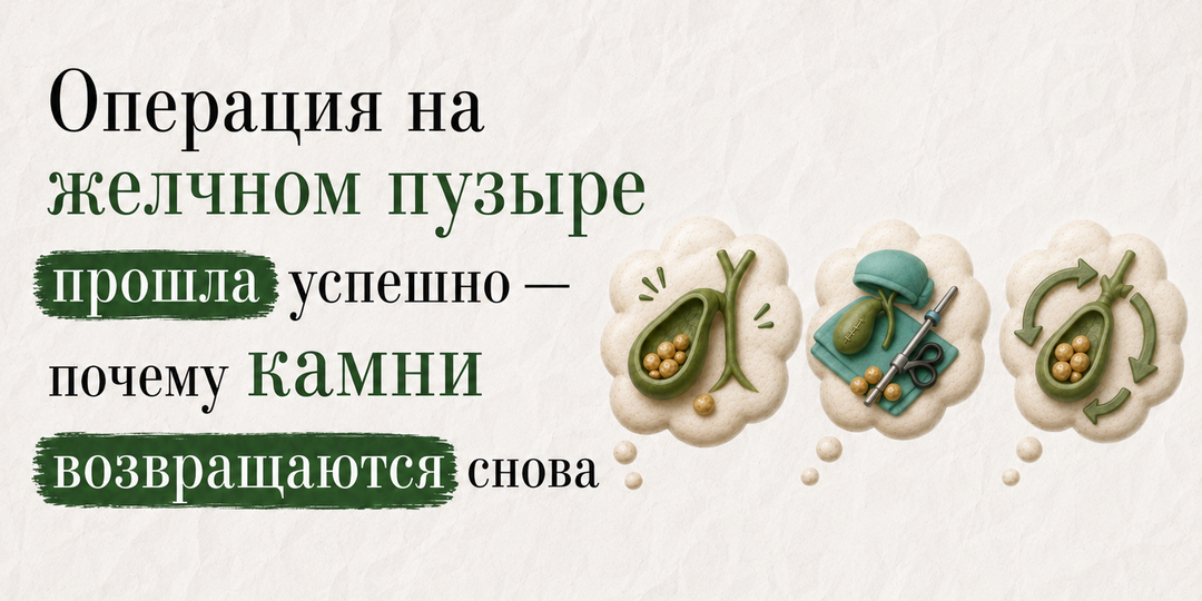 Операция на желчном пузыре прошла успешно — почему камни возвращаются снова