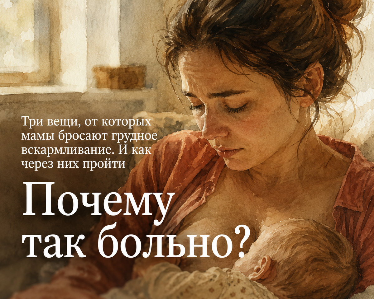 Три вещи, от которых мамы бросают грудное вскармливание